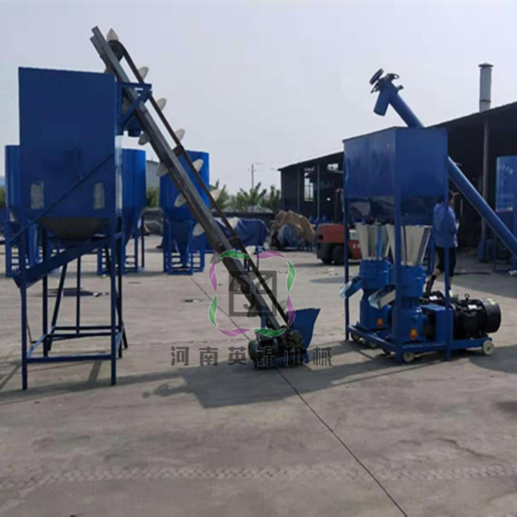 厂家供应养殖自制多功能饲料颗粒生产线  鱼虾螃蟹饲料颗粒制粒机