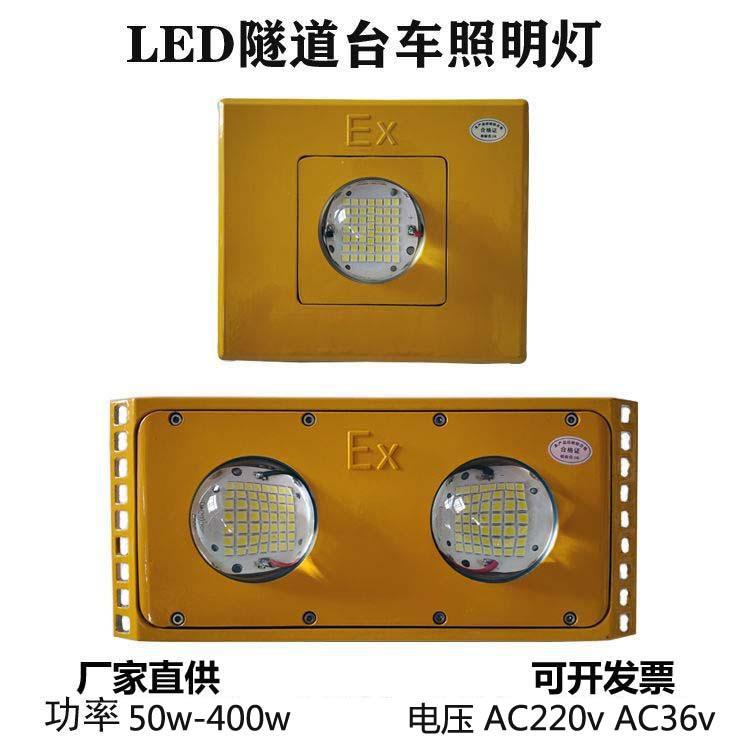 LED隧道黄色灯50w100w200w400w台车投光灯220v照明双头低压AC36v