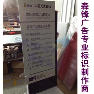 光大银行标识光大银行导视牌功能区域指示牌