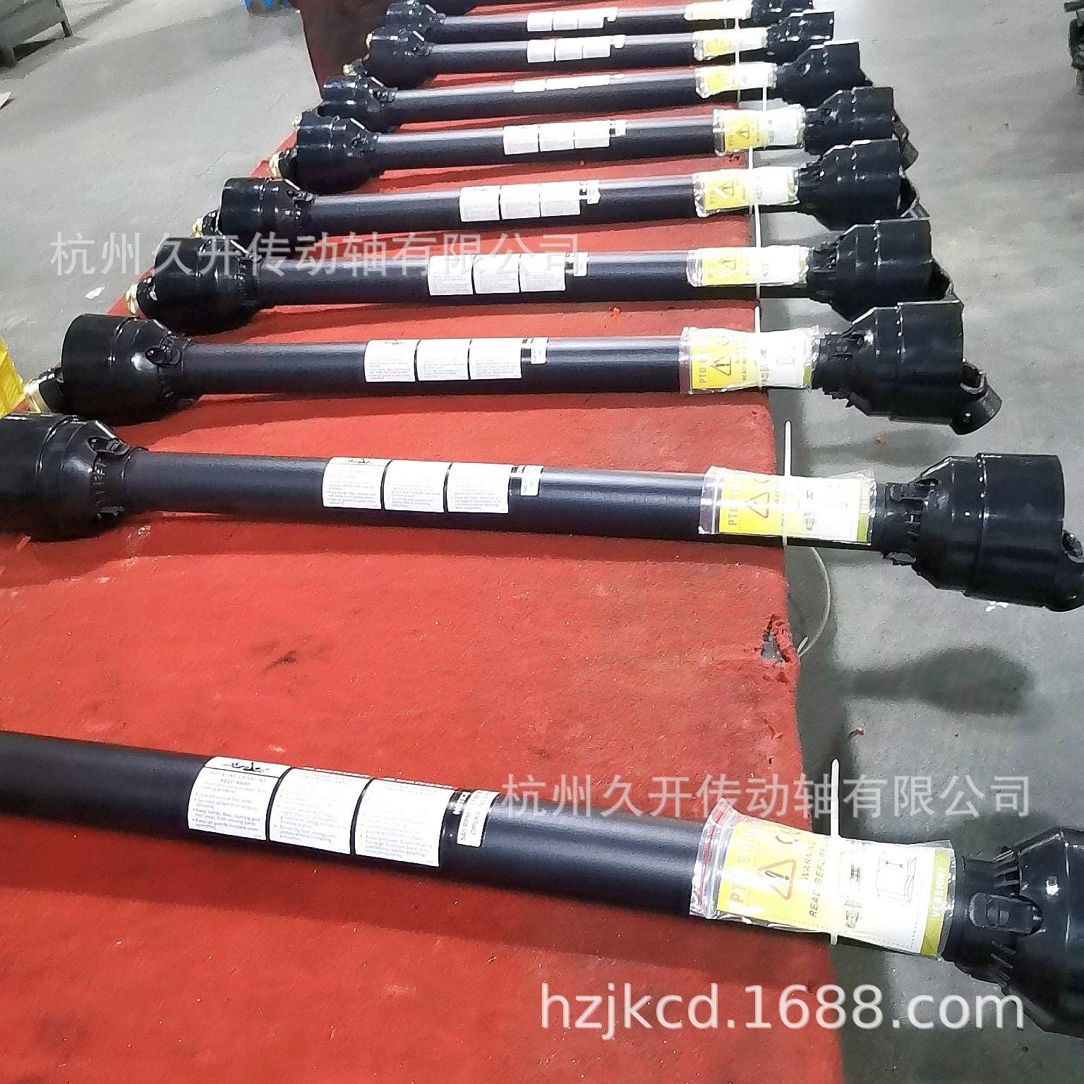 三角管农机传动轴纽扣型防护罩六键花键叉工厂直销传动轴总