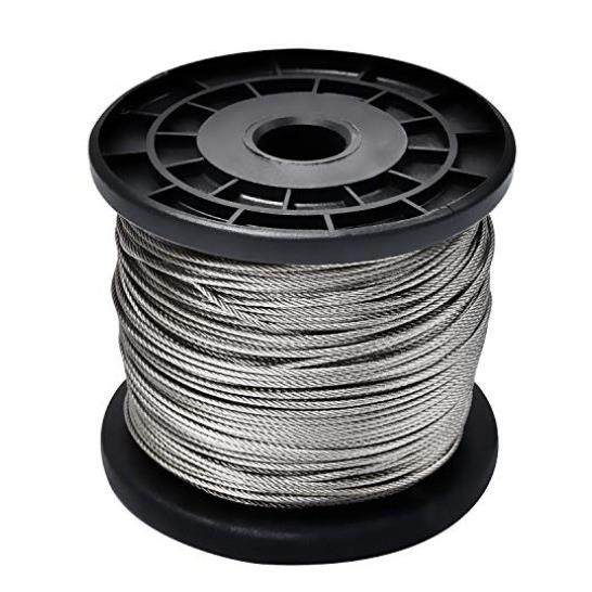 304钢丝钢索1/162MM100M328FT7*7