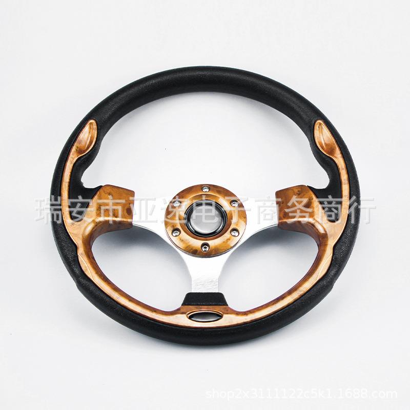 320MM竞技赛车ND方向盘13寸汽车改装通用PU方向盘热款