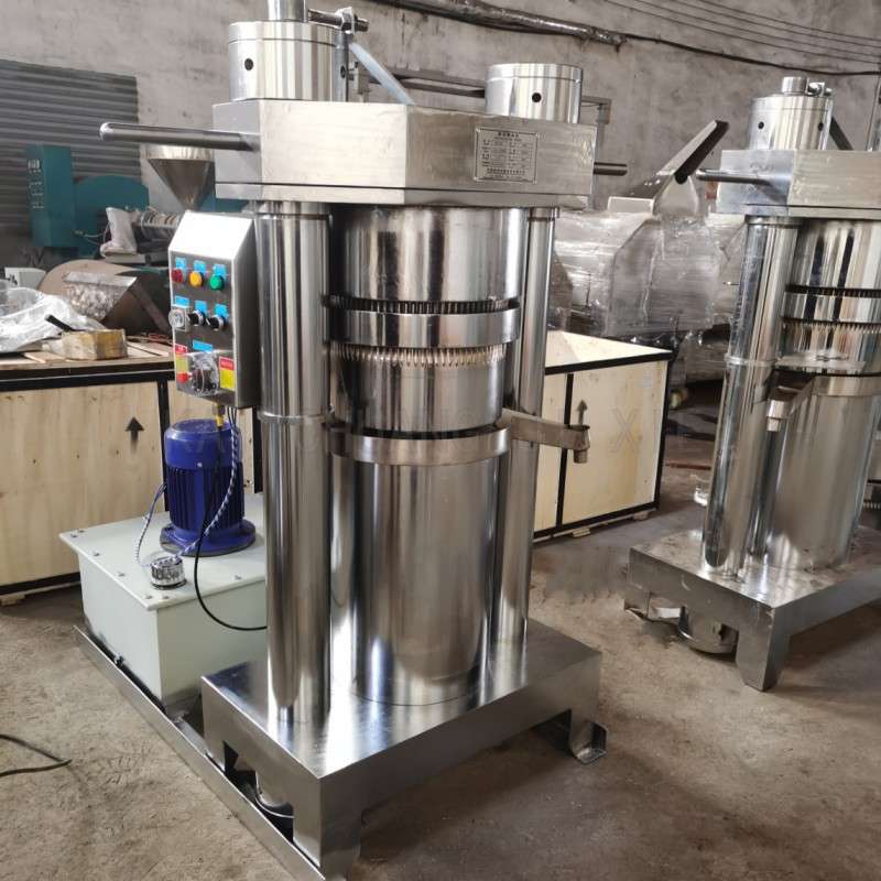 新型液压榨油机立式芝麻香油机180型230型320型油坊核桃坚果榨油