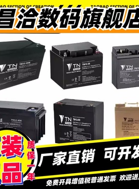 天能铅酸蓄电池TN-12V7A9A17A24A30A38A55A65A100AH直流屏UPS消防