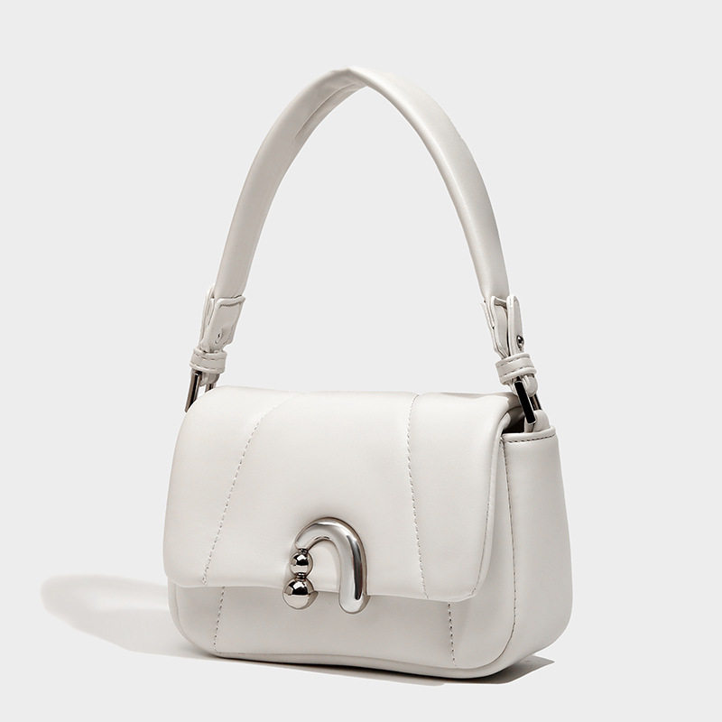 时尚都市简约潮流肩腋下众设计方形手提包韩版小通用款女包手机袋