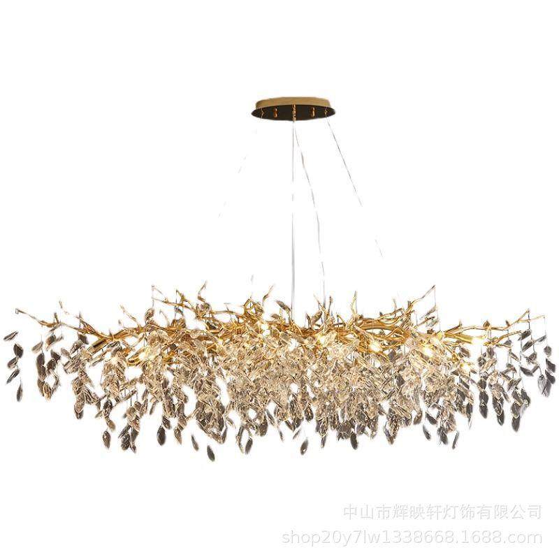 2025水晶灯法式豪华复式楼枝型吊灯轻奢客厅卧室楼梯玄关餐厅吊灯,家装灯饰光源,智能吊灯,淘宝优惠券,粉丝福利购,淘宝优惠卷