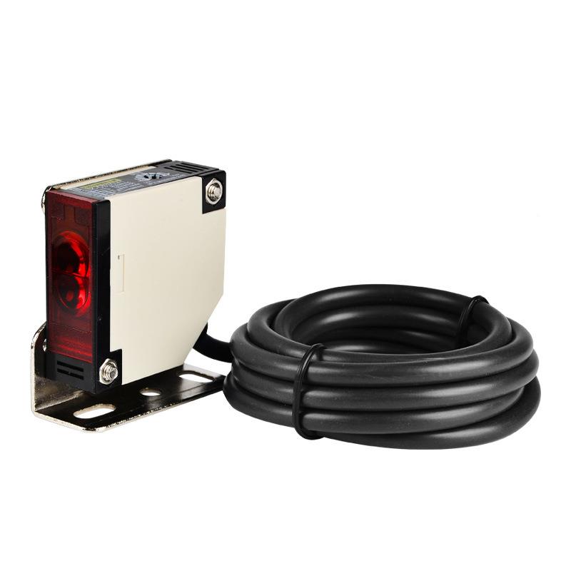 光电开关E3JK-4M1直流12-24V交流2RV0镜面反射型带支架2反光板