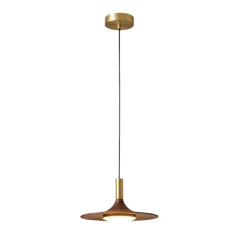 北欧胡桃木实木圆形餐厅灯简约卧室吧台创意床头主灯单头三头吊灯,家装灯饰光源,智能吊灯,淘宝优惠券,粉丝福利购,淘宝优惠卷