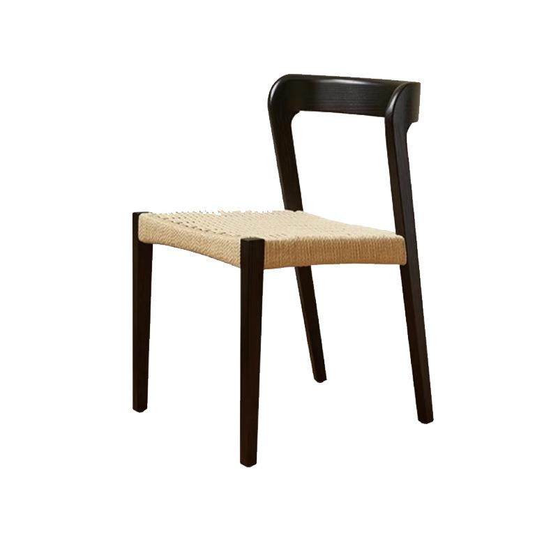 法式中古绳编餐椅侘寂风实木藤编梳妆台化妆凳复古靠背茶书桌椅子,住宅家具,餐椅,淘宝优惠券,粉丝福利购,淘宝优惠卷