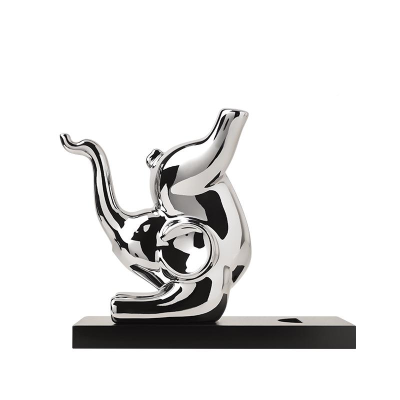 贝IAK汉美现代轻级奢软装家具高感趴象酒新居乔迁装架饰趴品摆件