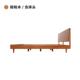 北欧樱桃木1.5小岛床日式 简约卧室榻榻米原木床1.8米双人实木婚床