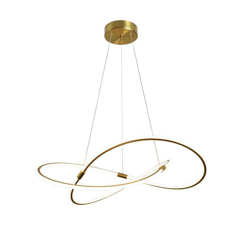 意式后现代极简个性创意客厅餐厅灯圆环咖啡厅吧台样板房别墅吊灯,家装灯饰光源,智能吊灯,淘宝优惠券,粉丝福利购,淘宝优惠卷