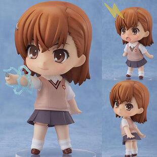 粘土人某科学的超电磁炮御阪美琴炮姐345 Q版可换脸动漫手办模型