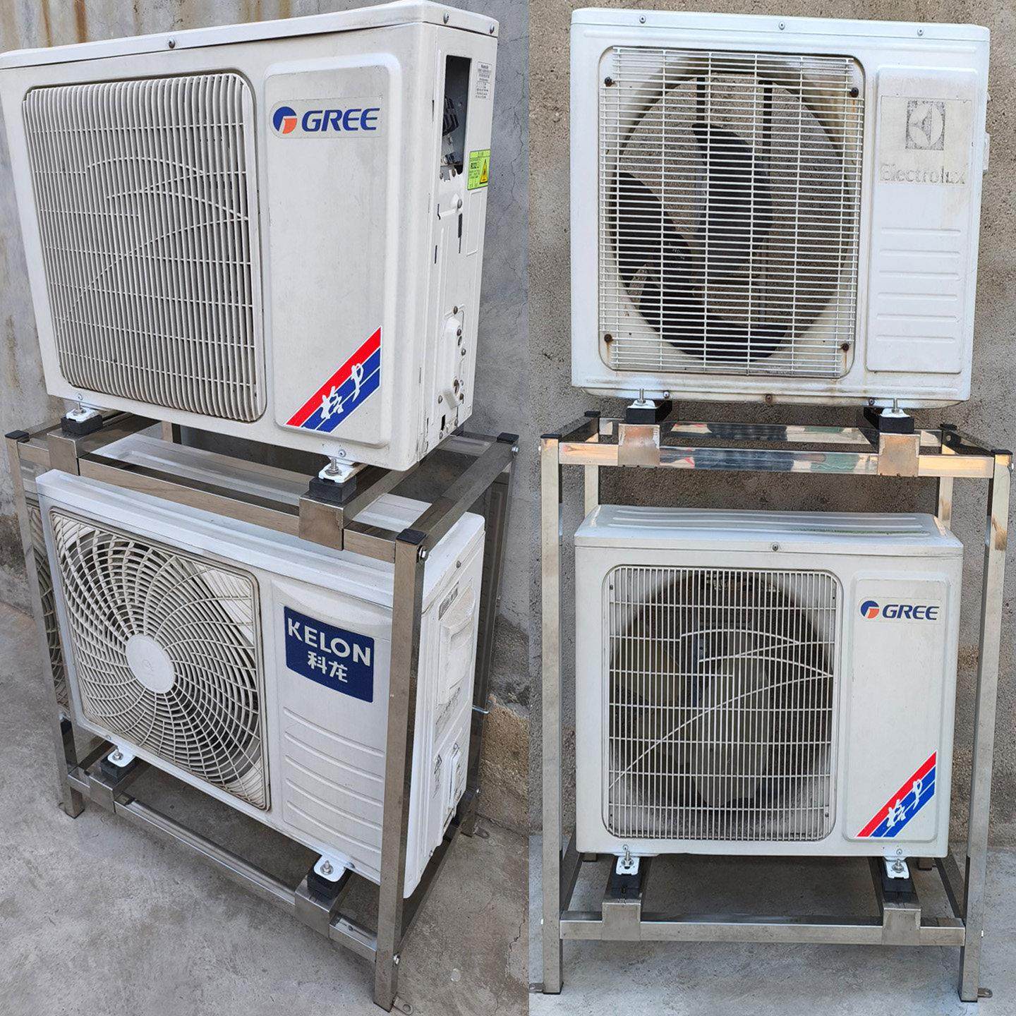 双层空调底座外机擡高离地散热架1.5匹2匹3叠放落地架柜机空气能,大家电,空调底座,淘宝优惠券,粉丝福利购,淘宝优惠卷