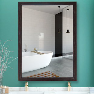 卫生间镜子浴室镜免打孔洗漱台壁挂卫浴洗手间化妆镜厕所镜子贴墙