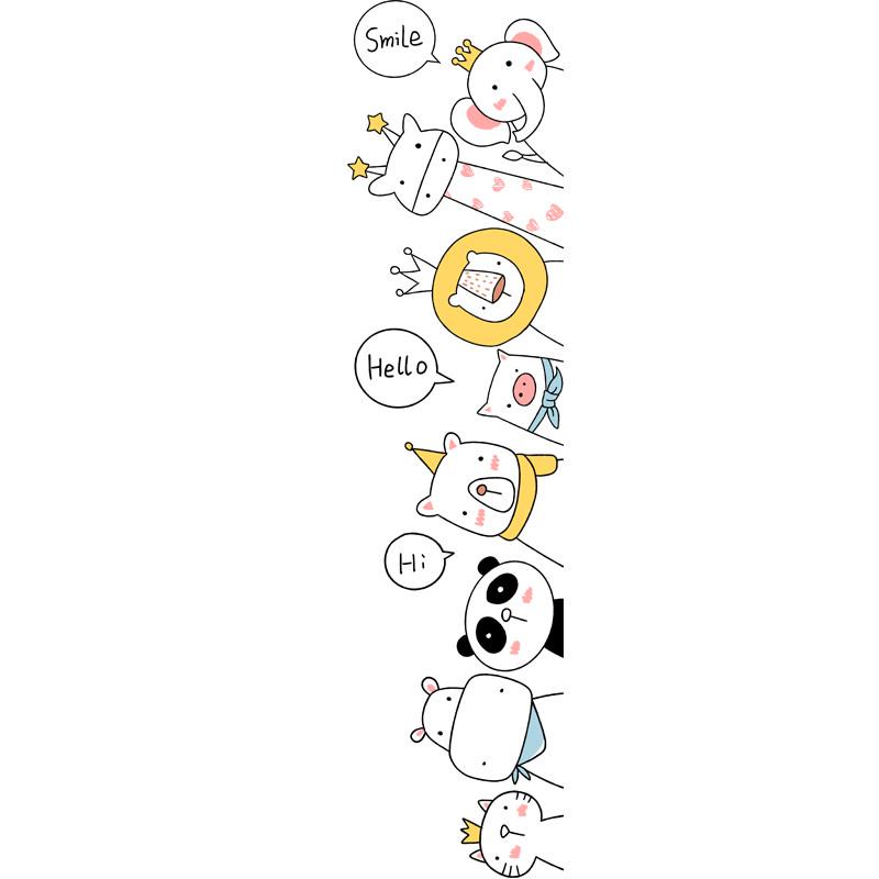 楼梯贴纸装饰幼儿园台阶创意动物儿童房布置卡通贴画墙纸自粘墙图片