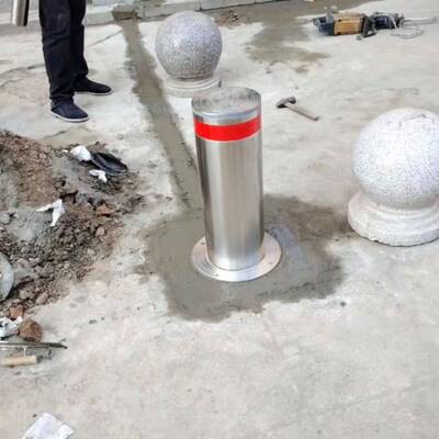 全自动升降柱防恐电动挡车柱学校液压防撞柱施不锈钢智能升降柱