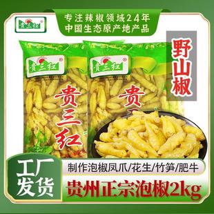 云南阳光环阳泡绿小米辣2.5 产泡辣椒野山椒泡菜酸咸辣腌制