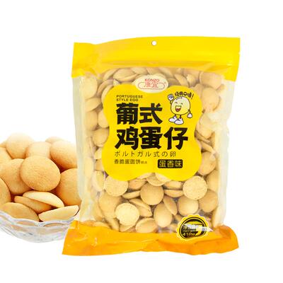农科院康宜葡式鸡蛋仔香脆蛋圆饼糕点儿童饼干410g蛋卷果子杏元饼