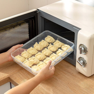 新品 饺子盒家用食品级厨房冰箱整理神器馄饨盒保鲜速冻冷冻专用收
