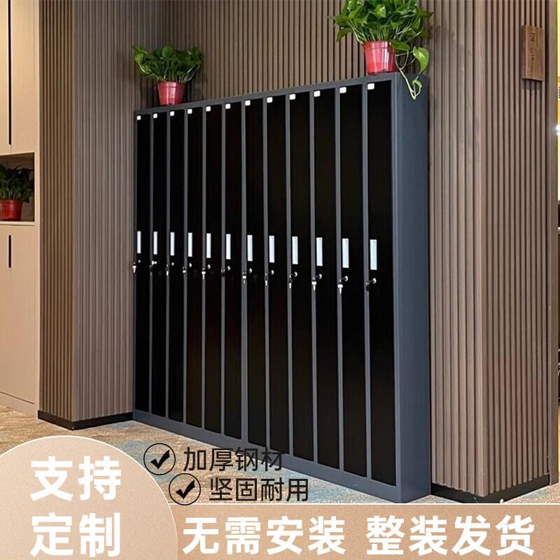 台球杆柜指纹感应密码锁专用会员柜球房杆盒展示柜桌球室存杆柜子