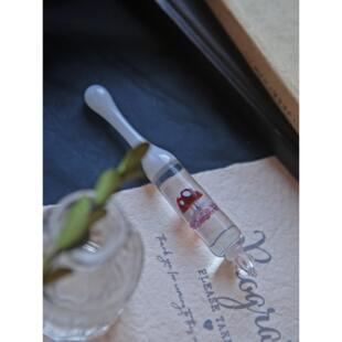 【Eastaus玻璃】彩色墨水测色笔蘸墨笔玻璃水母玛瑙红手工玻璃笔