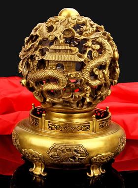 铜九转乾坤摆件 九转乾坤工艺家居创意装饰品摆件貔貅铜时来运转