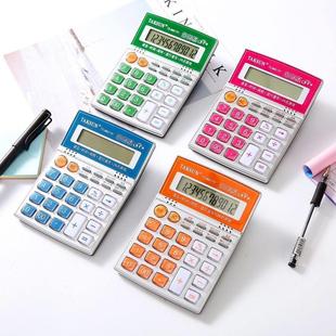 语音计算器迷你可爱带验钞学生商务会计办公水晶键真人发音计算机