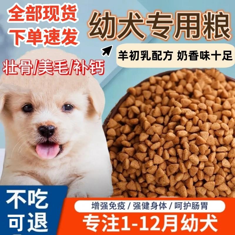 狗粮幼犬专用10斤小型犬泰迪比熊柯基金毛拉布拉多幼狗通用实惠装
