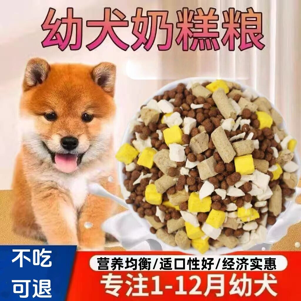狗粮小型犬奶糕幼犬狗粮泰迪拉布拉多金毛土狗比熊幼崽通用型批发
