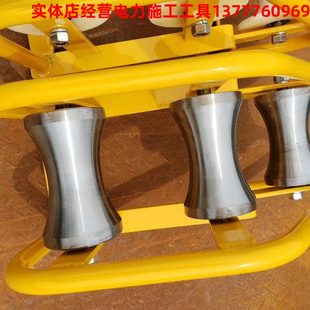 钢转角电缆轮子转轮滑直角滑轮弯拐弯字铁电缆滑轮三轮车7转角