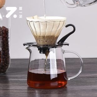 杯家用壶手冲杯挂耳咖啡缸专用咖啡分享壶 冷萃拉花手冲咖啡壶套装