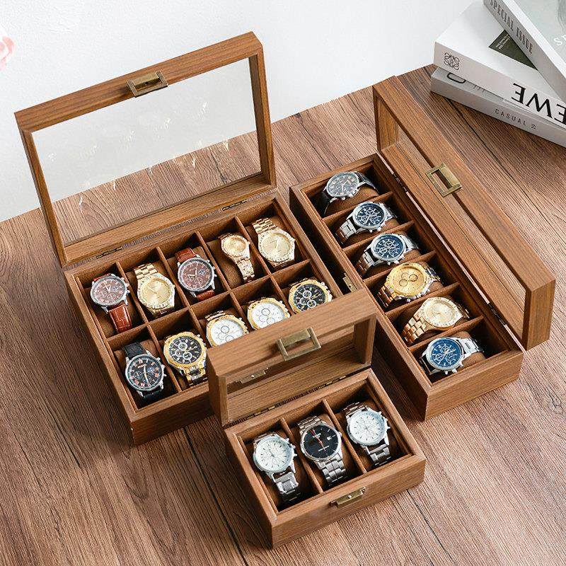 胡桃实木手表收纳盒高档精致家用高端轻奢机械表展示装放腕表盒子
