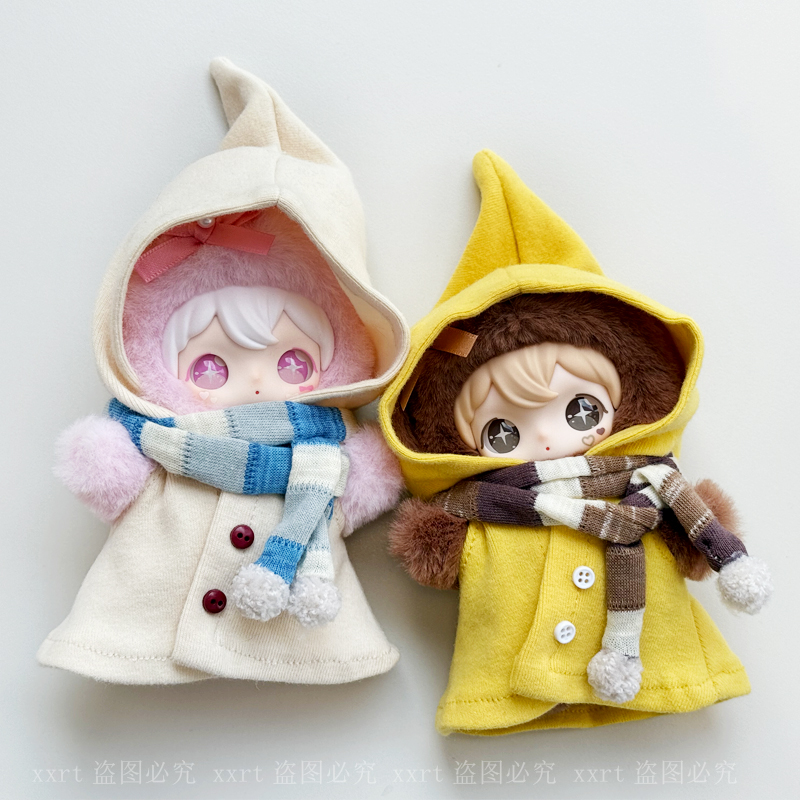 AYORTOYS兔闪闪ShyShy娃衣代开闪亮世界精灵斗篷披肩搪胶毛绒公仔