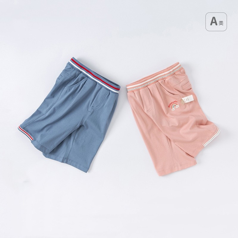 清瑕疵~洞！73-130码戴家男女童夏季纯棉松紧腰卡通绣花七分裤,童装/婴儿装/亲子装,裤子,淘宝优惠券,粉丝福利购,淘宝优惠卷