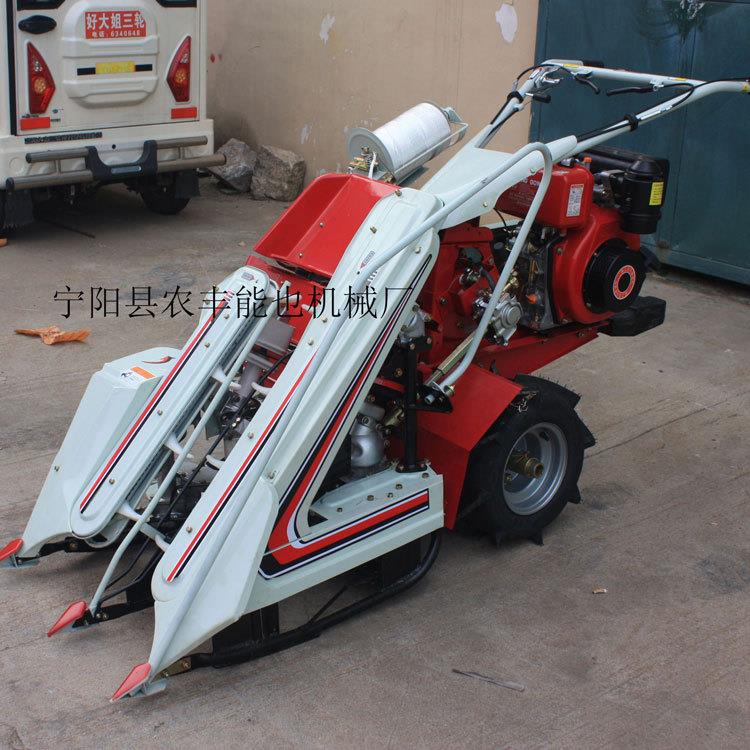 柴手自油走燕麦草收扶割机自动打捆水割捆机稻小LNI麦收割打捆一