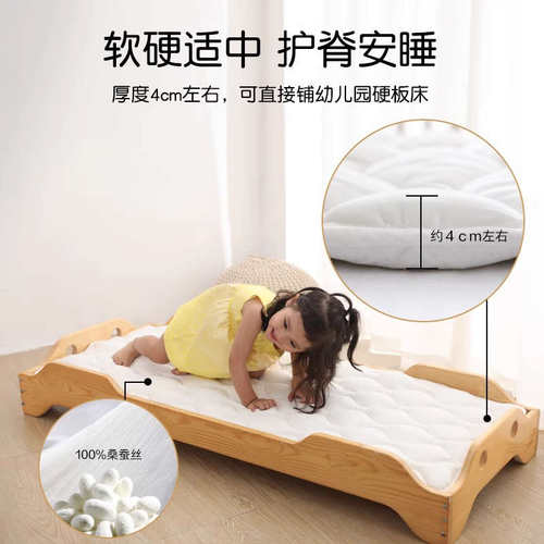 幼儿园床垫被午睡专用褥子芯宝宝婴儿童拼接床褥垫子四季通用可洗