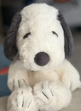 日本史努比博物馆限定可爱人气史努比毛绒玩偶公仔睡觉送女友礼物