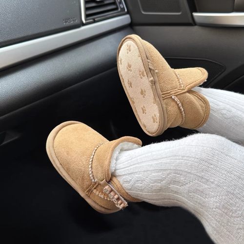 冬季0-1岁婴儿鞋软底步前鞋男女