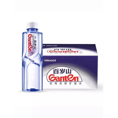 百岁山矿泉水348ml570ml*12/24瓶