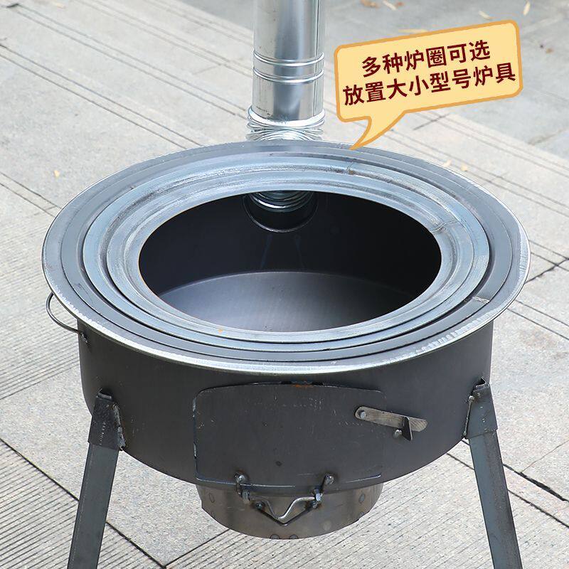 超厚花板柴火炉农村柴火灶家用户外大灶台移动宴席炉精悍烧柴炉子