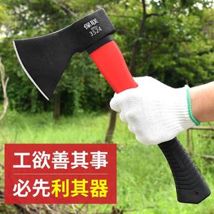 斧头劈柴户外家用神器砍树砍柴防身防震碳钢造木工专用开山斧子刀