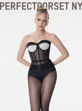 【肖恩雅同款】Temptation高级手动定制钻石鱼骨胸衣-非7天无理由