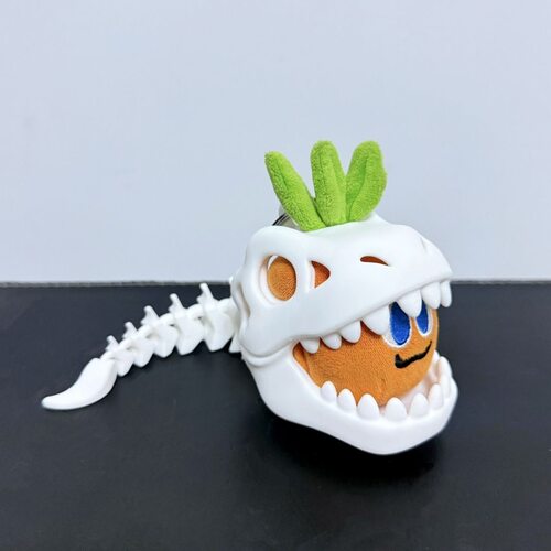 北京鸟巢限定3D打印恐龙头套