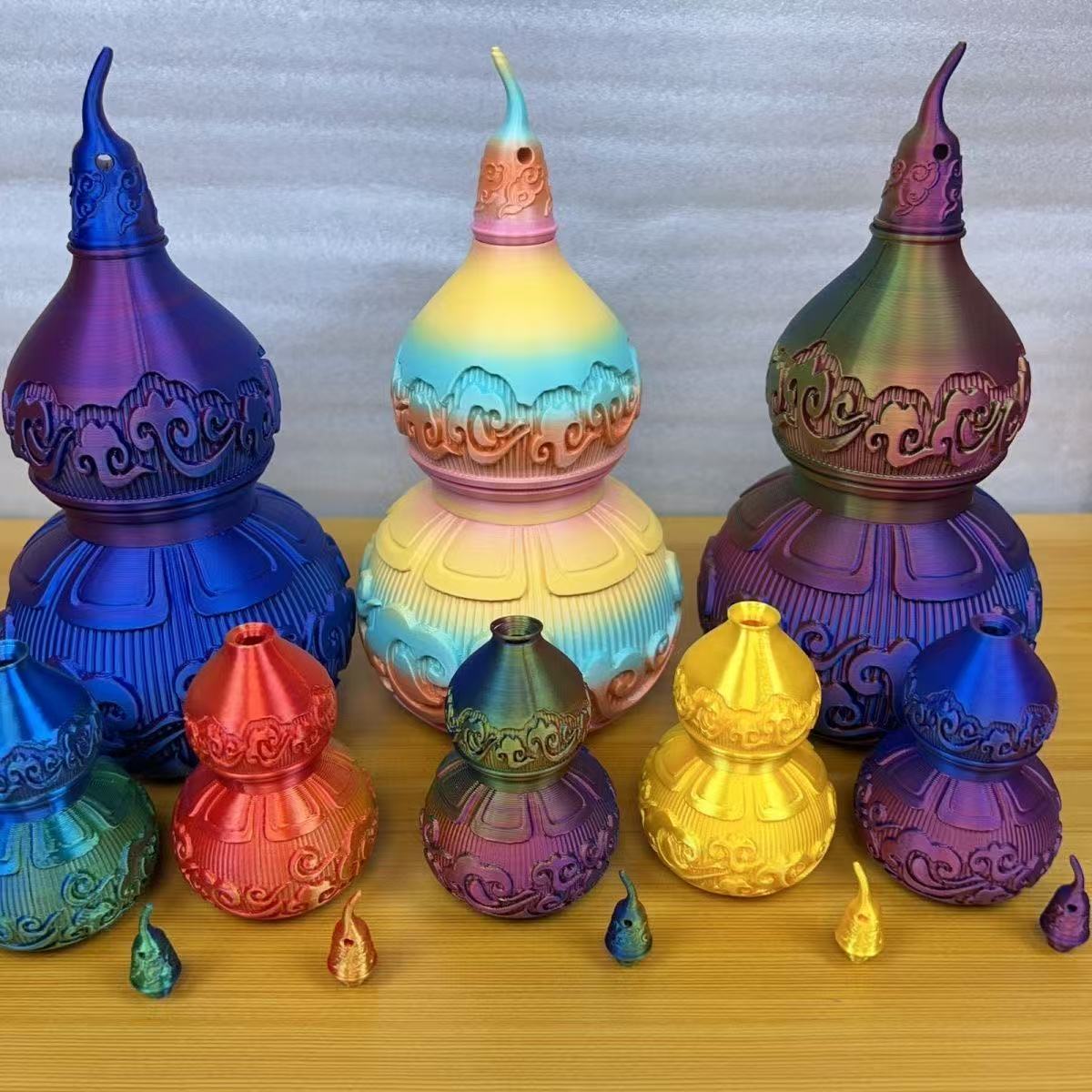 3D打印祥云葫芦古风国潮摆件