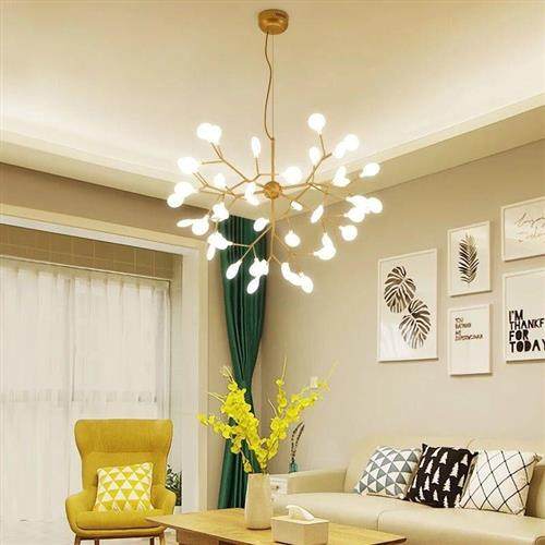 源头厂家树枝叶子装饰灯具后现代简约服装客厅餐厅LED萤火虫吊灯,家装灯饰光源,客厅吊灯,淘宝优惠券,粉丝福利购,淘宝优惠卷