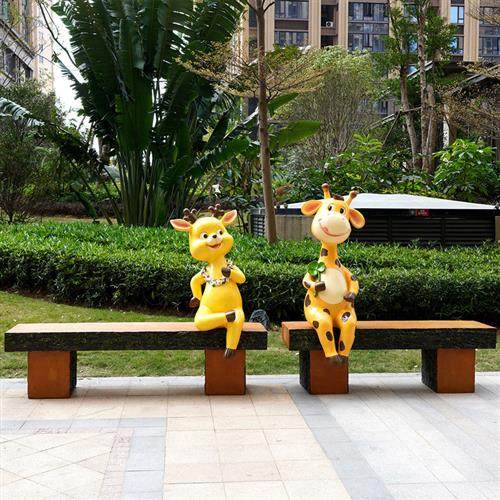 卡通休闲动物玻璃钢座椅园林景观装饰小品大型商场步行街创意坐凳,基础建材,砂岩雕刻,淘宝优惠券,粉丝福利购,淘宝优惠卷