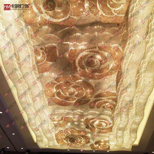 现货酒店工程灯宾馆售楼部KTV会所大堂水晶灯长方形厂家,家装灯饰光源,客厅吊灯,淘宝优惠券,粉丝福利购,淘宝优惠卷