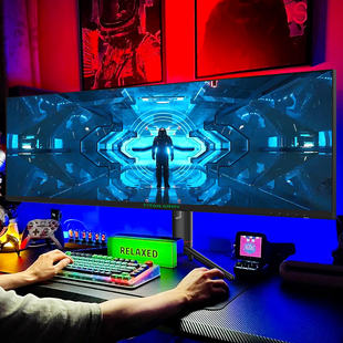 泰坦军团带鱼屏直面40英寸4K显示器P40UG电竞144Hz超宽屏幕34电脑