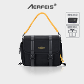 阿尔飞斯单肩斜挎数码 微单收纳包专用防水手提摄影包拍立得内胆包适用索尼富士xt5xt30佳能单反r50复古相机包